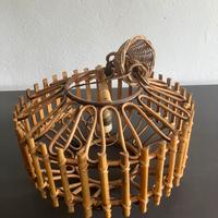 Un lampadario bambù vintage