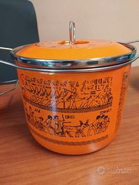 PENTOLA SMALTATA SILTAL ANNI 60