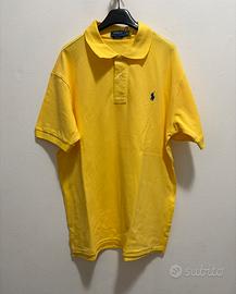 Polo Ralph Lauren gialla uomo XL slim fit