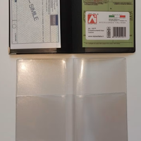 Portadocumenti Auto Moto, chiusura a 2 ante