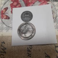lotto 2 monete soldo/centesimo