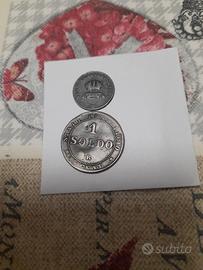 lotto 2 monete soldo/centesimo