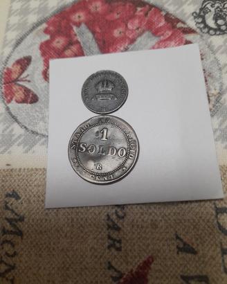 lotto 2 monete soldo/centesimo