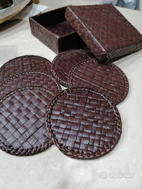 N. 6 sotto bicchiere con scatola