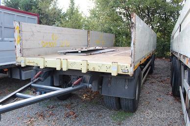 rimorchio cassone con sponde 2assi viberti aperto