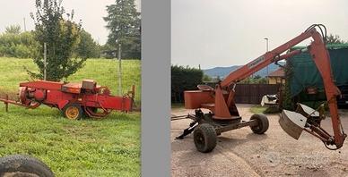 ragno carica letame e imballatrice da montagna rot
