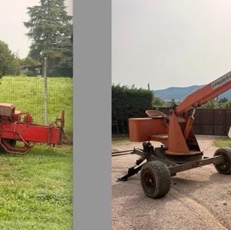 ragno carica letame e imballatrice da montagna rot