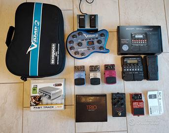 Lotto effetti chitarra BehringerZoomBossDigitech