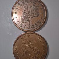 3 Gettoni vintage anni 70 per giostre