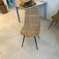 Sedie rattan Kave home per interni