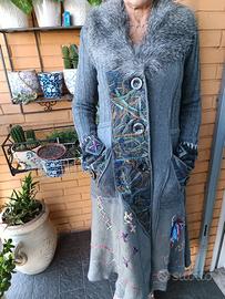 Cappotto grigio lungo