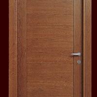 Porta interna in legno listellare impiallacciata