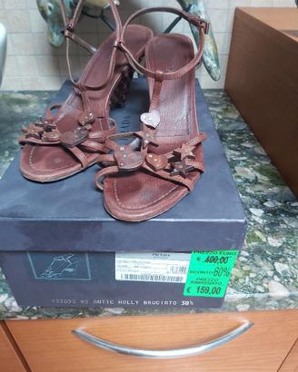 Scarpe con zeppa donna Prada