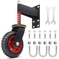 Ruota con molla per cancello o porta pesante 150mm