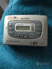 Walkman Aiwa TX476 funzionante Radio e lettore