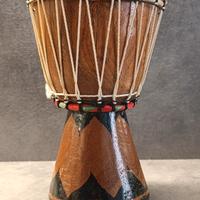 Djembe scolpito a mano - tamburo africano