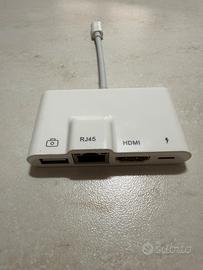 Adattatore da iPhone a Ethernet RJ45 HDMI