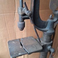 Antico trapano a colonna fine 1800 