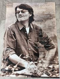 Poster gigante Fabrizio De Andre 100 X 70