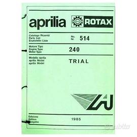 Catalogo ricambi motore Aprilia 240 Trial