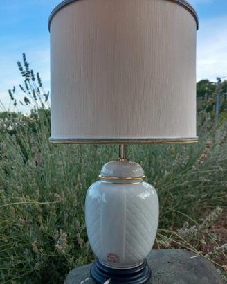 LAMPADA DA TAVOLO VINTAGE IN PORCELLANA LIMONGES