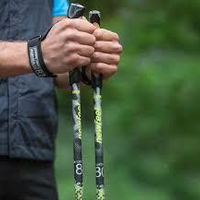 Bastone da nordic walking in carbonio 115 cm