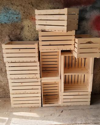 Cassette in legno di abete – Fatte a mano 🛠️