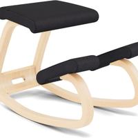 Varier Variable legno naturale tessuto nero