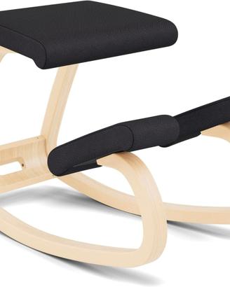 Varier Variable legno naturale tessuto nero