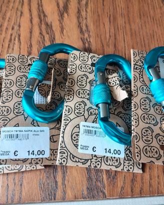 4 moschettoni HS nuovi 