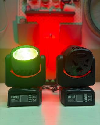 2 Teste mobili Betopper 120W DMX - Garanzia