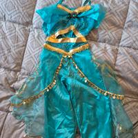 Vestito carnevale Jasmine Aladin 8 anni