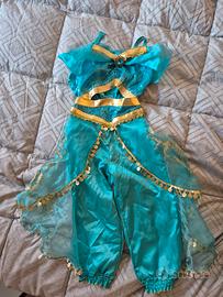 Vestito carnevale Jasmine Aladin 8 anni