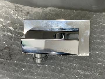 Supporto doccino acciaio cromato Carimali 32615