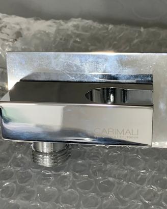 Supporto doccino acciaio cromato Carimali 32615