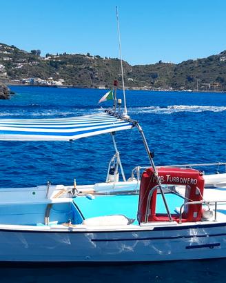 Barca da pesca e licenza pesca e pescaturismo