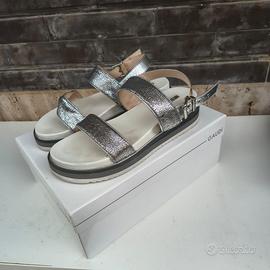 Sandali Gaudì Glory Silver Zeppa / Platform num 38