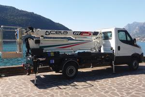 Piattaforma aerea CELA DT 25 metri con sbarco in q