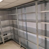 SCAFFALATURA ACCIAIO ZINCATA 150 X 80 X 40