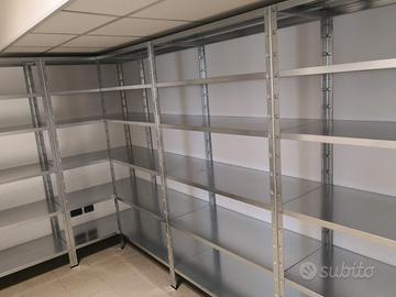 SCAFFALATURA ACCIAIO ZINCATA 150 X 80 X 40