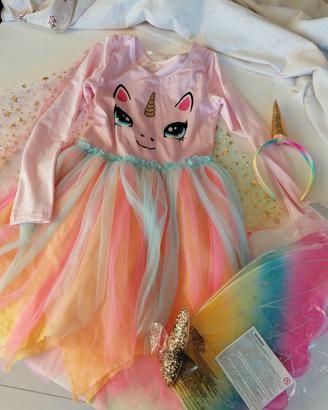 vestito da fatina con faccia di unicorno H&M