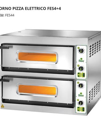 FORNO PIZZA ELETTRICO FES 4+4 FIRMAR