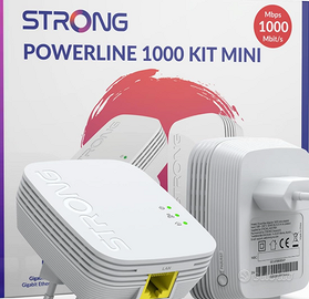 STRONG AV1000Mbps Kit Powerline, Ripetitore Powerl