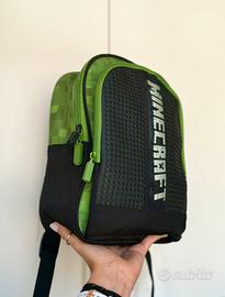 Zainetto minecraft asilo - infanzia - come nuovo