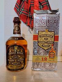 CHIVAS REGAL 12,  ANNI 80,  ORIGINALE E SIGILLATO.