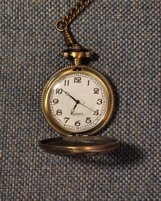Orologio da taschino stile vintage al quarzo 
