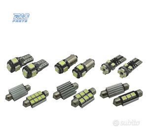 KIT 10 LAMPADE LED INTERNE PER RENAULT MEGANE II 2