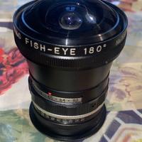 Obiettivo  FISH-EYE KENKO 180 gradi