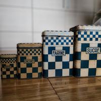 barattoli latta francesi vintage