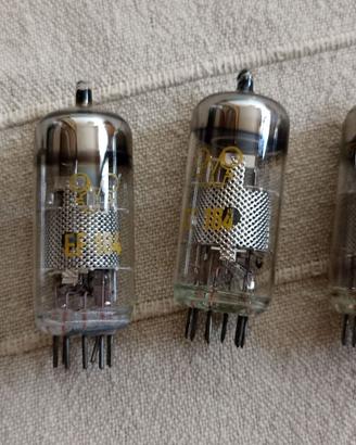 QUARTETTO VALVOLE RFT NOS EF 184